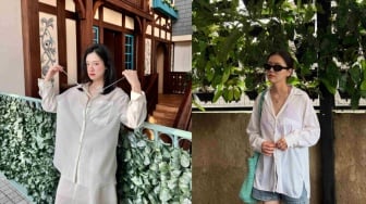 5 Ide OOTD Kemeja Putih ala Aktris Korea, Ada Park Ju Hyun hingga Kim Ji Eun