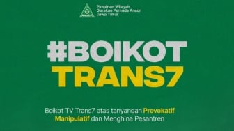 Viral Tagar Boikot Trans7 di Media Sosial Buntut Tayangan Sisi Gelap Kehidupan Santri
