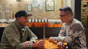 Ahmad Sahroni Akhirnya Muncul Lagi dan Kini Bertemu Bro Ron, Ada Isyarat Kejutan: Bakal Gabung PSI?
