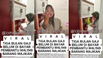 ART Tak Digaji 3 Bulan Nekat Curi Sembako Majikan, Videonya Tuai Pro dan Kontra