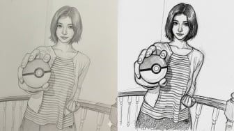 15 Prompt Gemini AI Edit Foto Jadi Sketsa Abstrak Bergaya Coretan Tangan