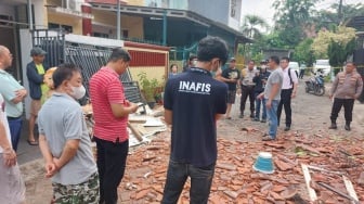Ledakan Tabung Gas Dahsyat Hancurkan Rumah di Cengkareng, Begini Kondisinya...