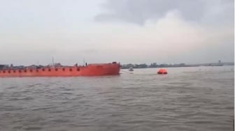 Diterjang Arus Deras, Tugboat Mitra Kencana 10 Tenggelam di Sungai Musi Palembang