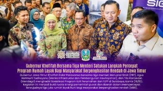 Gubernur Khofifah dan 3 Menteri Percepat Program Rumah Layak bagi MBR di Jatim