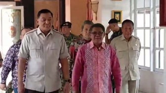 Usai Surya Paloh, Giliran Elite PKS Sambangi Menhan Sjafrie Sjamsoeddin di Kemenhan
