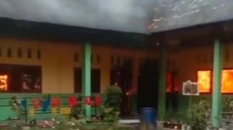 Kebakaran Sekolah di Padang Pariaman, Ruang Kelas SD Negeri 30 V Koto Ludes Dilalap si Jago Merah