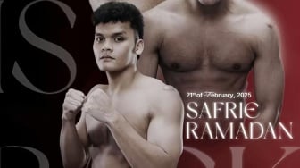 Safrie Ramadan, Petinju Diduga Selingkuhan Julia Prastini Tanding Hari Ini, Penonton Siap Kasih Ini