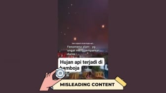 CEK FAKTA: Video Langit Terbakar di Kamboja Ternyata Insiden Drone di Hunan, Tiongkok