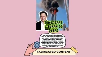 CEK FAKTA: Video Viral Elon Musk Tewas di Burj Khalifa
