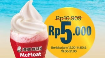 Gerah Melanda? McD Punya Solusi Segar dan Hemat, Cuma 5 Ribu Dapat McFloat