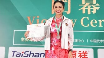 Bikin Bangga! Kris Dayanti Raih Medali Perak di Ajang World Kungfu Championship