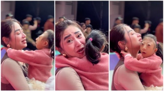 Bikin Banjir Air Mata, Momen Haru Anak Istimewa Peluk Erat Dewi Perssik di Pagi Pagi Ambyar
