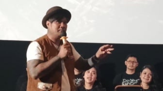 Kocak! Celine Evangelista Sindir Perceraian Cerai Virgoun di Preskon Film