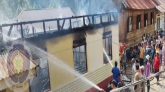 Kebakaran Hebat di Agam, Begini Nasib Balita yang Sedang Bermain dalam Rumah!