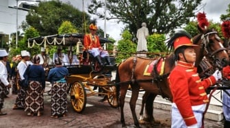 Setelah 13 Tahun 'Mangkrak': 2 Kereta Kuda Keraton Yogyakarta Kembali 'Miyos'