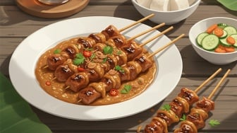 Resep Sate Ayam Bumbu Kacang Spesial dan Cara Membuat Seenak Abang-Abang Kaki Lima