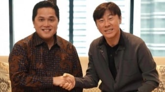 Erick Thohir dan Shin Tae-yong Kembali Saling Follow, Hubungan Membaik?