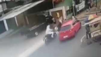 Viral! Pamer Bukti Transfer Fiktif, Pengemudi Brio Kabur Usai Isi Bensin Rp200 Ribu di Ciputat