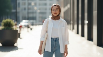 12 Prompt Gemini AI Edit Foto Wanita Berhijab Lebih Elegan dan Anggun