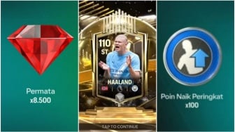 26 Kode Redeem FC Mobile Terbaru 23 Oktober: Ada Haaland 110, Rank Up, dan Ribuan Gems