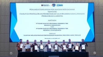 BRI dan BPN Jateng Teken Kerjasama Fasilitas Payroll Pegawai dan Layanan Perbankan Lainnya