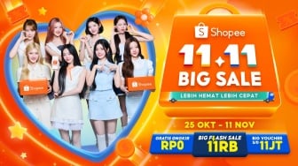 Kolaborasi dan Musik Jadi Satu: Hearts2Hearts Bikin Jingle Iklan Shopee 11.11 Big Sale Makin Meriah