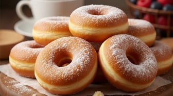 Resep Donat Empuk dan Lembut Tanpa Kentang, Mudah Dibuat di Rumah
