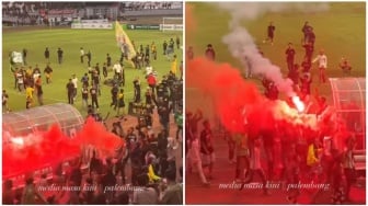 Sriwijaya FC Kalah Lagi di Kandang! Suporter Meledak Protes Usai Dibantai 3-1 oleh Bekasi City