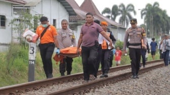 Tragis! Ibu di Blitar Tewas Tertabrak Kereta Api, Diduga Abaikan Peringatan
