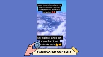 CEK FAKTA: Benarkah Inggris, Prancis, dan Spanyol Bombardir Israel?