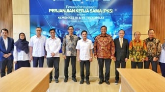 Telkomsat - Kemenkes Kerja Sama Mendorong Pemerataan dan Digitalisasi Layanan Kesehatan Berbasis AI