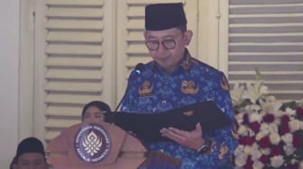 Upacara Peringatan Hari Sumpah Pemuda ke-97, Fadli Zon ke Generasi Muda: Kalian Penentu Sejarah