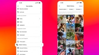Instagram Hadirkan Fitur Watch History untuk Reels