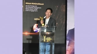 Dari AMSI Awards 2025: Suara.com Raih Kategori Inovasi Strategi Pertumbuhan Media Sosial