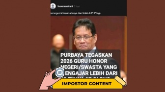 CEK FAKTA: Klaim Menkeu Purbaya Soal Guru Wajib PNS 2026