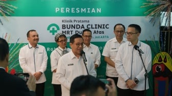 Transportasi Jakarta Makin Nyaman, Pramono Resmikan Layanan Kesehatan di Stasiun MRT