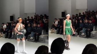 Gaya Azizah Salsha di JFW 2026 Tuai Sindiran, Disebut Kebanting Ranty Maria