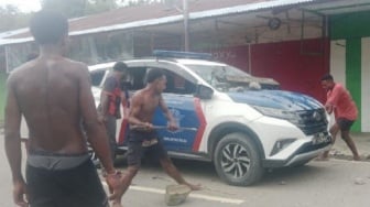 Geger Mamberamo! Polisi Diserang Massa Pakai Parang dan Linggis, Tokoh Masyarakat Jadi Dalang?
