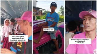 Bukan Sensasi tapi dari Hati, Sopir Angkot Ini Buktikan Kebaikan Masih Ada di Jalanan