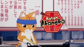 Sinopsis dan Penjelasan Para Karakter Anime Ramen Akaneko, Menggemaskan!