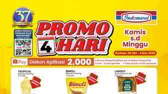 Katalog Promo 4 Hari Indomaret Sampai 2 November 2025, Diskon hingga 35 Persen