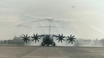 Pesawat Angkut Raksasa A400M Akhirnya Mendarat di Indonesia, Mampu Angkut Tank dan Ratusan Pasukan!