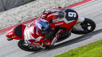 Finis Kelima dalam Debut Moto3 Thailand, Veda Ega Pratama Langsung Ukir Sejarah