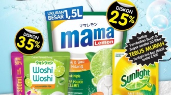 Borong Sekarang! Deterjen dan Sabun Cuci Piring Diskon hingga 40 Persen di Super Indo