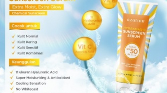 5 Rekomendasi Sunscreen Azarine Mengandung Vitamin C untuk Kulit Remaja Berjerawat