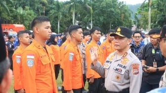 Apel Tanggap Darurat Bencana, Kapolda Sumbar: Bencana Takk Kenal Waktu!