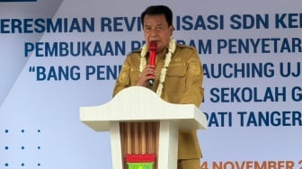 Sekolah Roboh Dihantam Puting Beliung Kini Berdiri Lagi, Ini Kata Bupati Tangerang