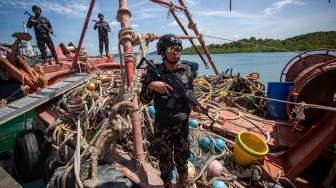 KKP Amankan Kapal Ikan Asing Ilegal di Perairan Natuna