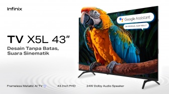 Infinix Smart TV X5L 43" Hadir ke RI, TV Murah Harga Rp 2 Jutaan