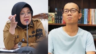 Momen Bupati Afni vs Tere Liye Debat Panas soal Kasus OTT Gubernur Riau
